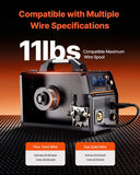 Welding Guns & Plasma Cutters: VEVOR MIG Welder, 160A Synergic Mig Welding Machine, 4-in-1 Gas MIG/Flux Core MIG/Stick/Lift TIG Multi-Process Welder Machine with IGBT Inverter Technology and LCD Screen Display
