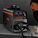 Welding Guns & Plasma Cutters: VEVOR MIG Welder, 160A Synergic Mig Welding Machine, 4-in-1 Gas MIG/Flux Core MIG/Stick/Lift TIG Multi-Process Welder Machine with IGBT Inverter Technology and LCD Screen Display