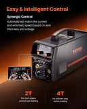 Wedding Favours: VEVOR Pro MIG Welder, 200Amp Pluse Mig Welding Machine, 5-in-1 Synergic Welder Machine MIG Pluse/Gas MIG/Flux Core MIG/Stick/Lift TIG with IGBT Inverter Technology and LCD Screen Display