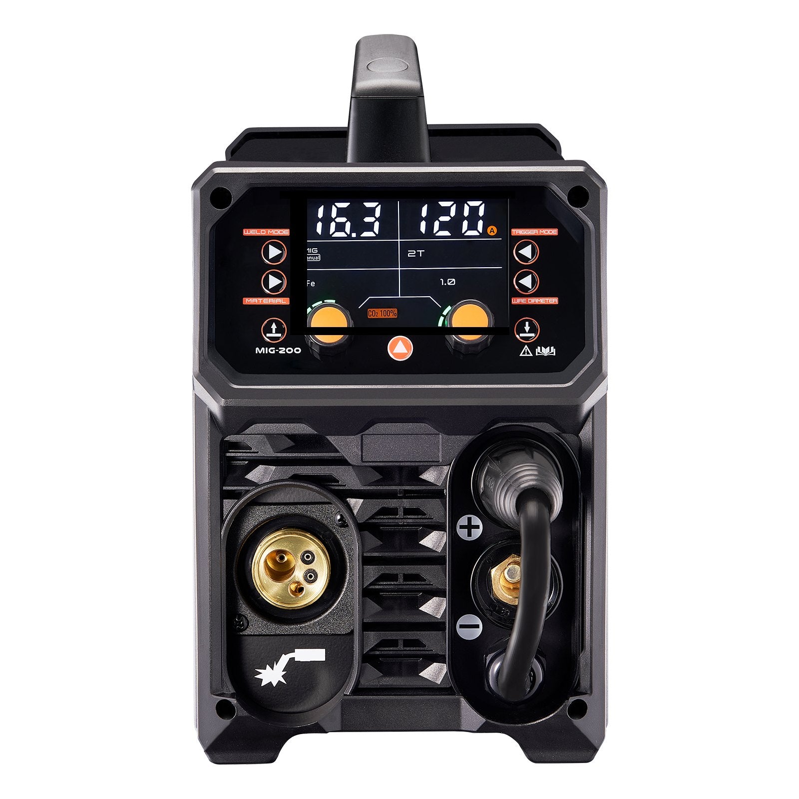 Wedding Favours: VEVOR Pro MIG Welder, 200Amp Pluse Mig Welding Machine, 5-in-1 Synergic Welder Machine MIG Pluse/Gas MIG/Flux Core MIG/Stick/Lift TIG with IGBT Inverter Technology and LCD Screen Display