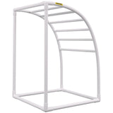 Towel Racks & Holders: VEVOR Outdoor Towel Rack Pool Towel Rack 7 Bar Curved White Freestanding Patio