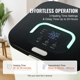 Fountain & Ponds Accessories: VEVOR 20L Large Towel Warmer Bucket with LED Screen U-shaped Light & Timer White