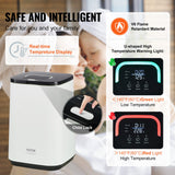 Fountain & Ponds Accessories: VEVOR 20L Large Towel Warmer Bucket with LED Screen U-shaped Light & Timer White