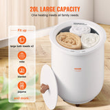 Portable Toilets & Showers: VEVOR Towel Warmer Bucket, 20L Large Towel Warmer for Bathroom, Auto Shut Off Towel Heater with 4-Level Timer Fits up to Two 40"x70" Oversized Towels, Bathrobes, Blankets, ETL & FCC Certified