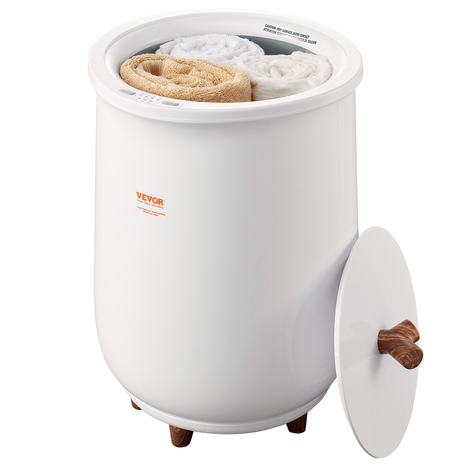 Portable Toilets & Showers: VEVOR Towel Warmer Bucket, 20L Large Towel Warmer for Bathroom, Auto Shut Off Towel Heater with 4-Level Timer Fits up to Two 40"x70" Oversized Towels, Bathrobes, Blankets, ETL & FCC Certified