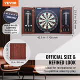 Tool Sockets: VEVOR Dartboard and Cabinet Set Official Size Complete Accessory Steel Tip Dart