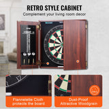 Tool Sockets: VEVOR Dartboard and Cabinet Set Official Size Complete Accessory Steel Tip Dart
