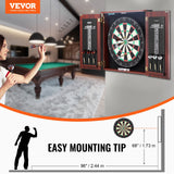 Tool Sockets: VEVOR Dartboard and Cabinet Set Official Size Complete Accessory Steel Tip Dart