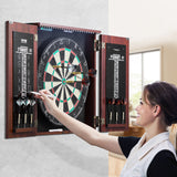 Tool Sockets: VEVOR Dartboard and Cabinet Set Official Size Complete Accessory Steel Tip Dart