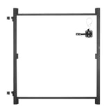 Fence & Gate Accessories: VEVOR Gate Building Kit, Fits 152.4 to 243.8 cm Wide Openings, Up from 182.9 to 213.4 cm High Fence, Adjustable Gate Building Kit, Anti Sag Full Gate Frame Kit with Latch Lock, for Wooden Fence, Iron