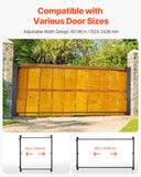 Fence & Gate Accessories: VEVOR Gate Building Kit, Fits 152.4 to 243.8 cm Wide Openings, Up from 182.9 to 213.4 cm High Fence, Adjustable Gate Building Kit, Anti Sag Full Gate Frame Kit with Latch Lock, for Wooden Fence, Iron