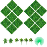 Caravan Accessories: VEVOR Artificial Boxwood Panels, 14 PCS50.8x50.8cmBoxwood Hedge Wall Panels, PE Artificial Grass Backdrop Wall 4 cm , Privacy Hedge Screen for Decoration of Outdoor, Indoor, Garden, Fence, and Backyar