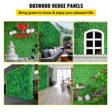 Caravan Accessories: VEVOR Artificial Boxwood Panels, 6 PCS50.8x50.8cmBoxwood Hedge Wall Panels, PE Artificial Grass Backdrop Wall 4 cm, Privacy Hedge Screen for Decoration of Outdoor, Indoor, Garden, Fence, and Backyard