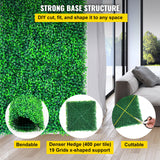 Caravan Accessories: VEVOR Artificial Boxwood Panels, 6 PCS50.8x50.8cmBoxwood Hedge Wall Panels, PE Artificial Grass Backdrop Wall 4 cm, Privacy Hedge Screen for Decoration of Outdoor, Indoor, Garden, Fence, and Backyard