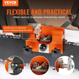 Chainsaws: VEVOR Chainsaw Sharpener Hand Crank Chainsaw Chain Sharpener for 4-22" Chain Saw