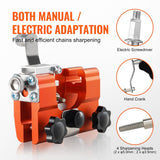 Chainsaws: VEVOR Chainsaw Sharpener Hand Crank Chainsaw Chain Sharpener for 4-22" Chain Saw
