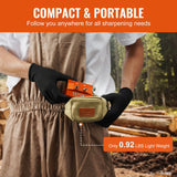 Chainsaws: VEVOR Chainsaw Sharpener Hand Crank Chainsaw Chain Sharpener for 4-22" Chain Saw