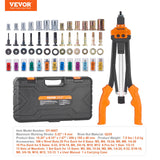 Tool Sockets: VEVOR Rivet Nut Tool, 16” Rivnut Tool Kit with 13PCS Metric and SAE Mandrels, 186PCS Rivet Nuts, M3, M4, 10-24, M5, M6, 1/4-20, 8-32, 5/16-18, M8, 3/8-16, M10, M12, 1/2-13, Semi-auto Retraction