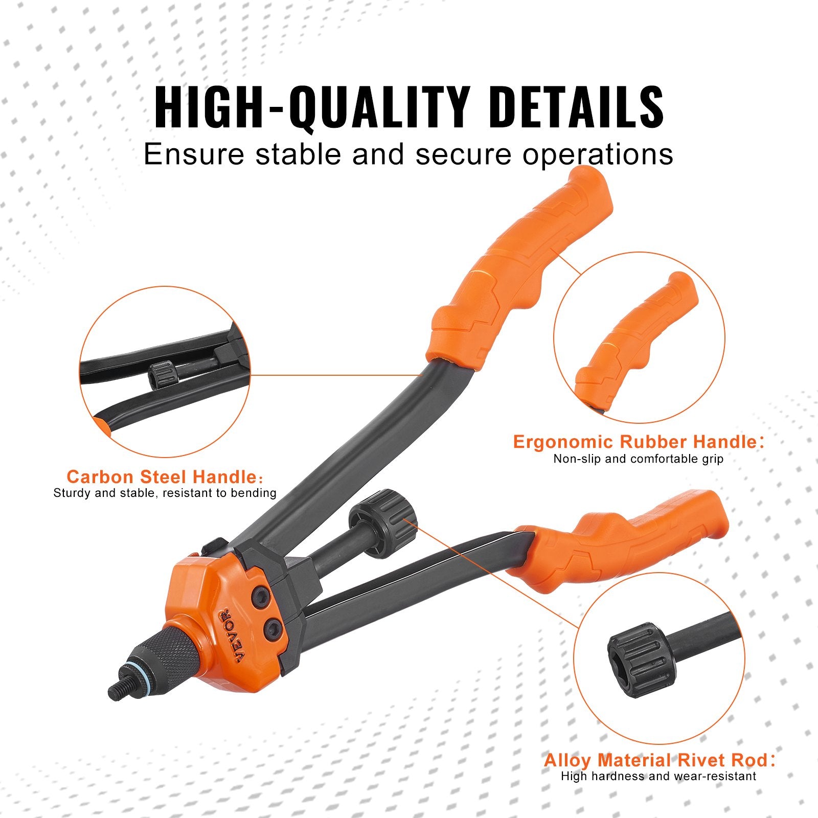 Tool Sockets: VEVOR Rivet Nut Tool, 16” Rivnut Tool Kit with 13PCS Metric and SAE Mandrels, 186PCS Rivet Nuts, M3, M4, 10-24, M5, M6, 1/4-20, 8-32, 5/16-18, M8, 3/8-16, M10, M12, 1/2-13, With Carrying Case