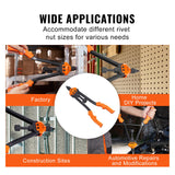 Tool Sockets: VEVOR Rivet Nut Tool, 16” Rivnut Tool Kit with 13PCS Metric and SAE Mandrels, 186PCS Rivet Nuts, M3, M4, 10-24, M5, M6, 1/4-20, 8-32, 5/16-18, M8, 3/8-16, M10, M12, 1/2-13, With Carrying Case