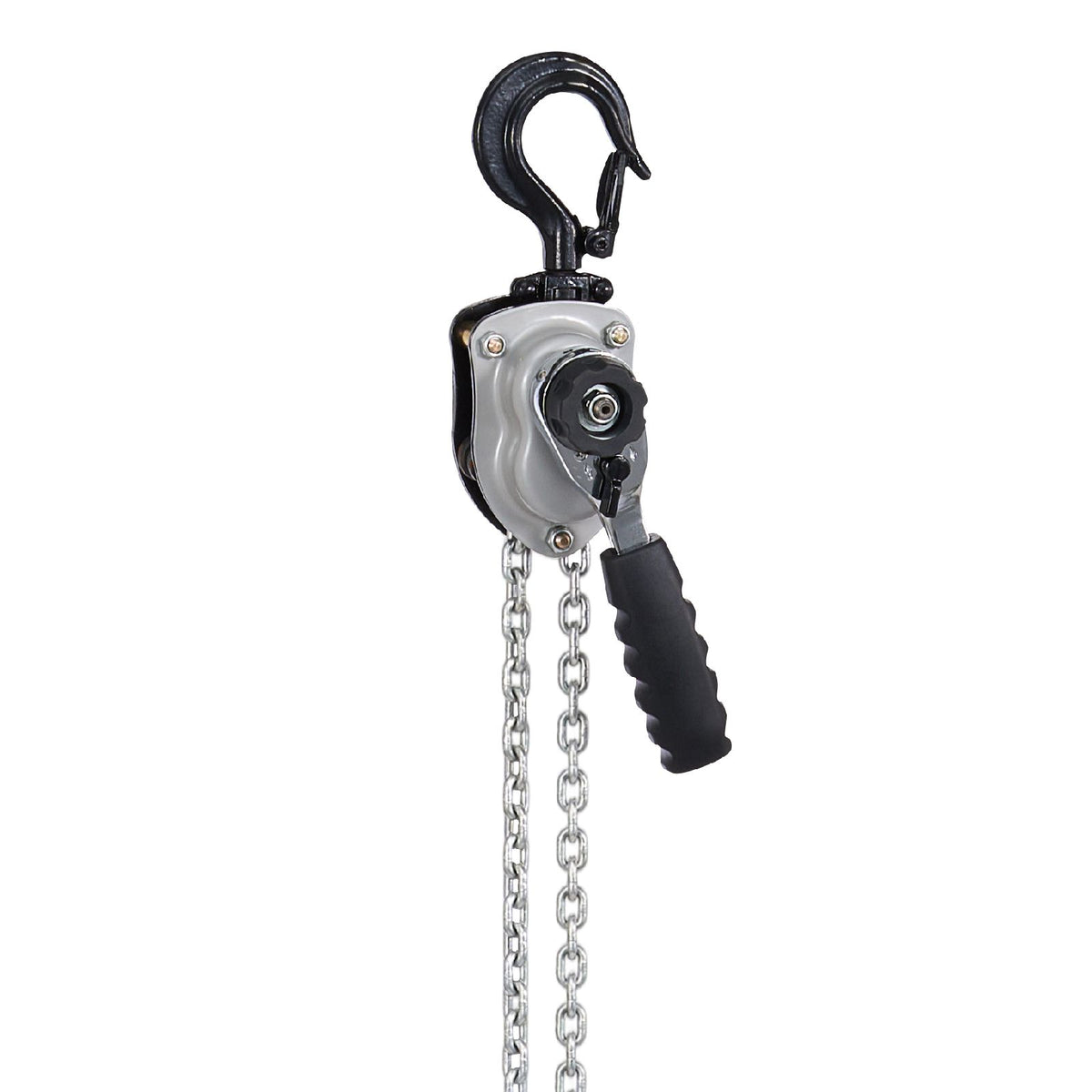 Manual Lever Chain Hoist, 1/4T 250KG Capacity Heavy Duty Come Along, 1.5M Lift G80 Alloy Steel Chain With Dual Pawl Mechanical Brake, 360° Rotating Hooks, for Warehouse Construction Garage