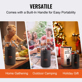 Distilling & Brewing: VEVOR Beer Growler Tap System, 5L Mini Keg, 304 Stainless Steel Pressurized Beer Growler, Keg Growler with Pressure Display, CO2 Regulator Faucet, Leak-Proof Ring For Draft, Homebrew, Craft Beer