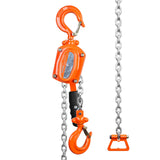 Pull Out Bins: VEVOR Manual Lever Chain Hoist, 1/2 Ton 1100 lbs Capacity 10 FT Come Along, G80 Galvanized Carbon Steel with Weston Double-Pawl Brake, Auto Chain Leading & 360° Rotation Hook, for Garage Factory Dock