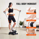 Gym & Training Step: VEVOR Stair Stepper for Exercise at Home Mini Twist Stepper Resistance Band