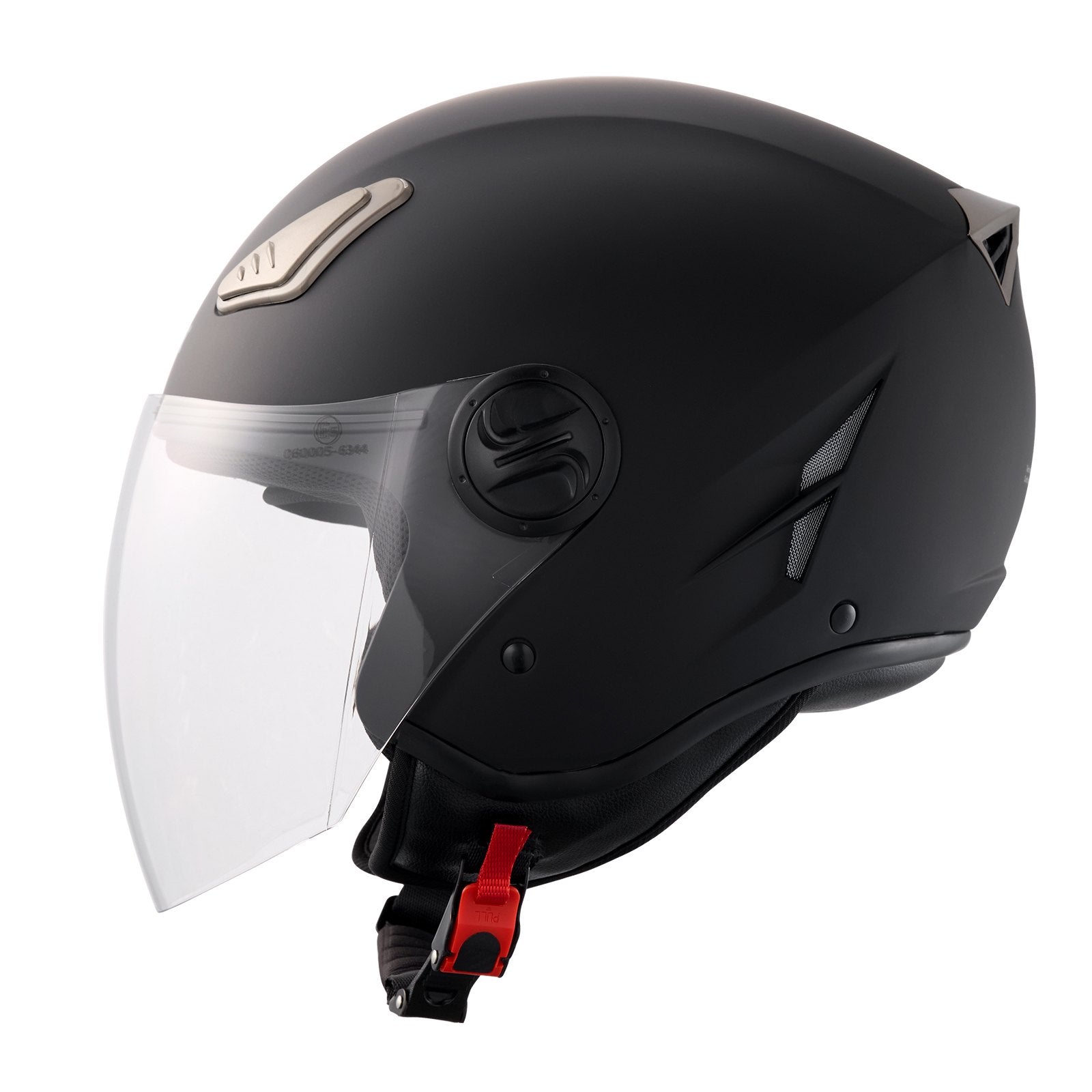 Bicycle Helmets: VEVOR 3/4-Face Motorcycle Helmet Motocross Helmet with Bluetooth Communication