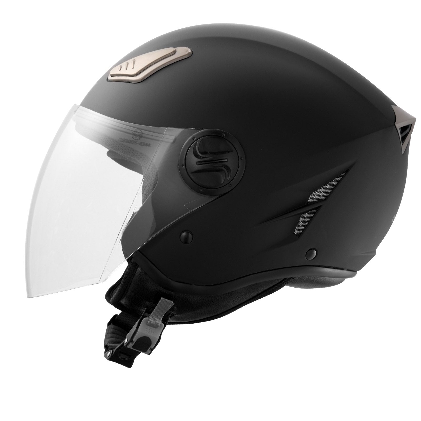 Bicycle Helmets: VEVOR 3/4-Face Motorcycle Helmet Motocross Helmet with Bluetooth Communication