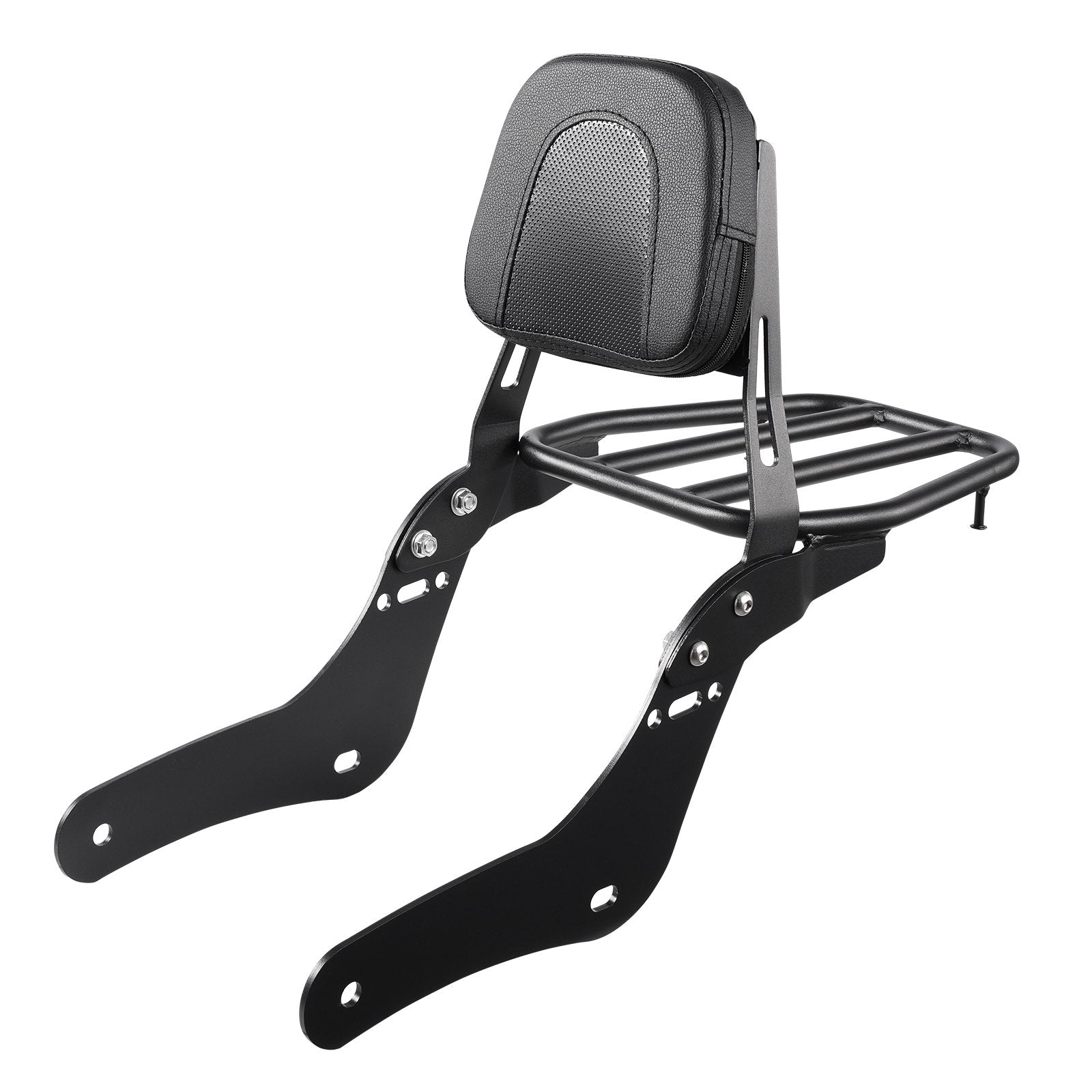 Cross Bar: VEVOR Motorcycle Backrest Sissy Bar with Luggage Rack for Honda Rebel 2017-2022