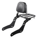 Cross Bar: VEVOR Motorcycle Backrest Sissy Bar with Luggage Rack for Honda Rebel 2017-2022