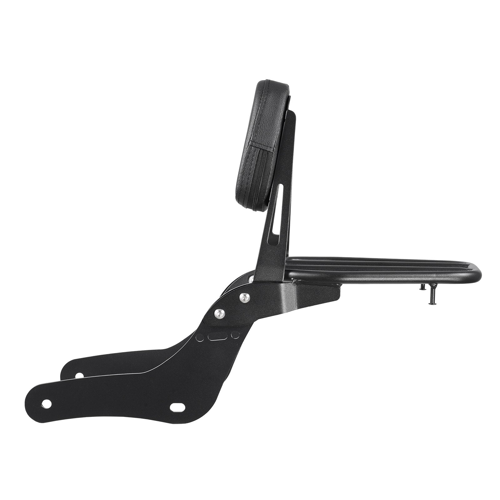 Cross Bar: VEVOR Motorcycle Backrest Sissy Bar with Luggage Rack for Honda Rebel 2017-2022