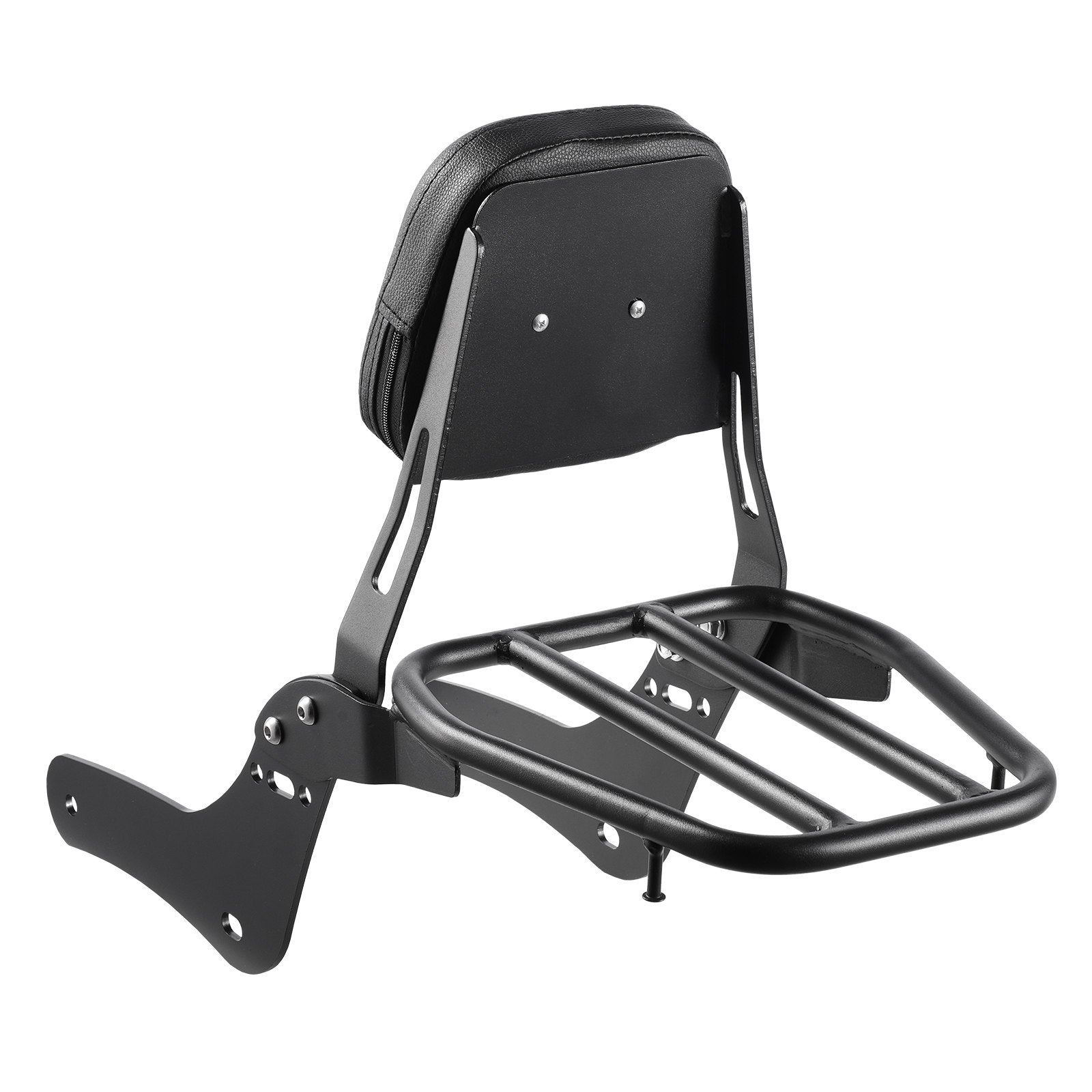 Cross Bar: VEVOR Motorcycle Backrest Sissy Bar with Luggage Rack for Honda Rebel 2017-2022
