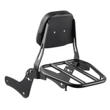 Cross Bar: VEVOR Motorcycle Backrest Sissy Bar with Luggage Rack for Honda Rebel 2017-2022