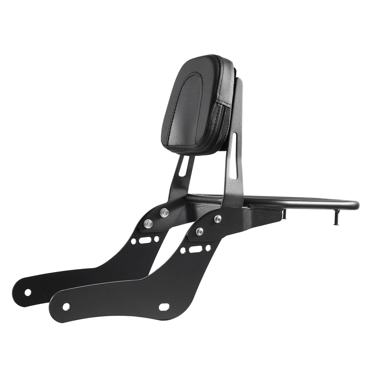 Cross Bar: VEVOR Motorcycle Backrest Sissy Bar with Luggage Rack for Honda Rebel 2017-2022