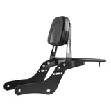 Cross Bar: VEVOR Motorcycle Backrest Sissy Bar with Luggage Rack for Honda Rebel 2017-2022