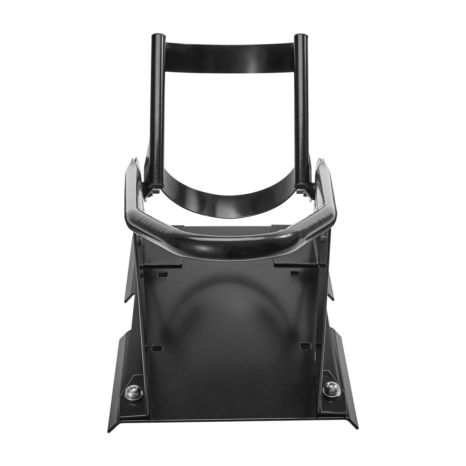 Motorcycle Wheel Chock, 816.5 kg Capacity Wheel Cradle Holder, Heavy-duty Steel Motorcycle Front Wheel Stand with 3 Adjustable Holes, For 381-533.4 mm Off-Road Motorcycles, Standard Motorcycles