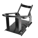 Bicycle Stands & Storage: VEVOR Motorcycle Wheel Chock, 816.5 kg Capacity Wheel Cradle Holder, Heavy-duty Steel Motorcycle Front Wheel Stand with 3 Adjustable Holes, For 381-533.4 mm Off-Road Motorcycles, Standard Motorcycles