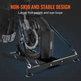 Scooter Accessories: VEVOR Motorcycle Wheel Chock Upright, 816.5 kg Capacity, Heavy-duty Steel Motorcycle Front Wheel Stand with 6 Adjustable Holes, For 381-558.8 mm Off-Road Motorcycles, Standard Motorcycles