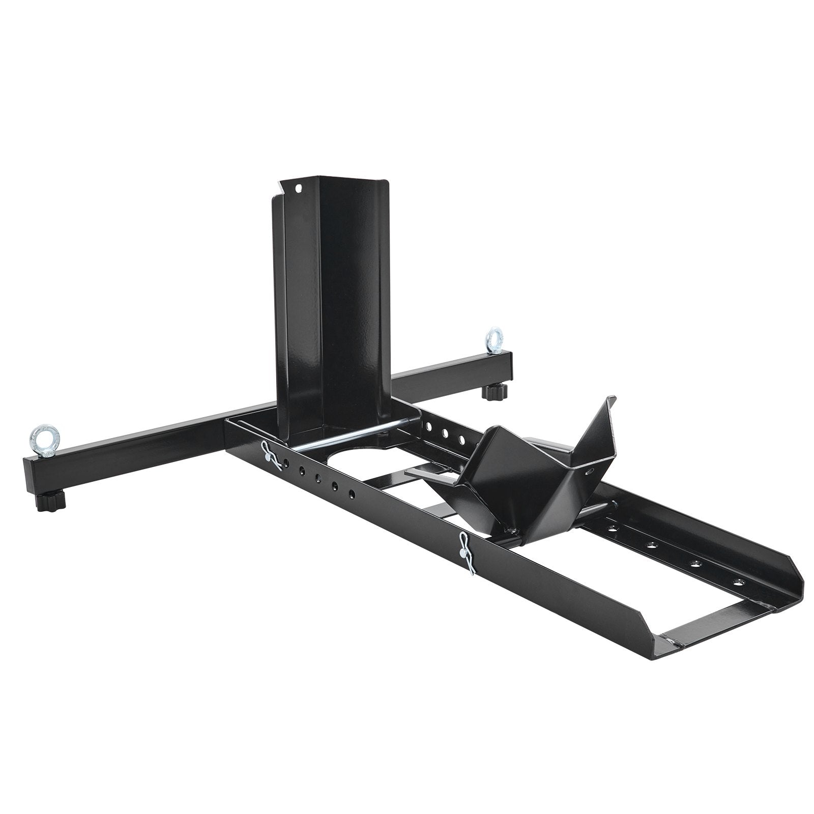 Scooter Accessories: VEVOR Motorcycle Wheel Chock Upright, 816.5 kg Capacity, Heavy-duty Steel Motorcycle Front Wheel Stand with 6 Adjustable Holes, For 381-558.8 mm Off-Road Motorcycles, Standard Motorcycles
