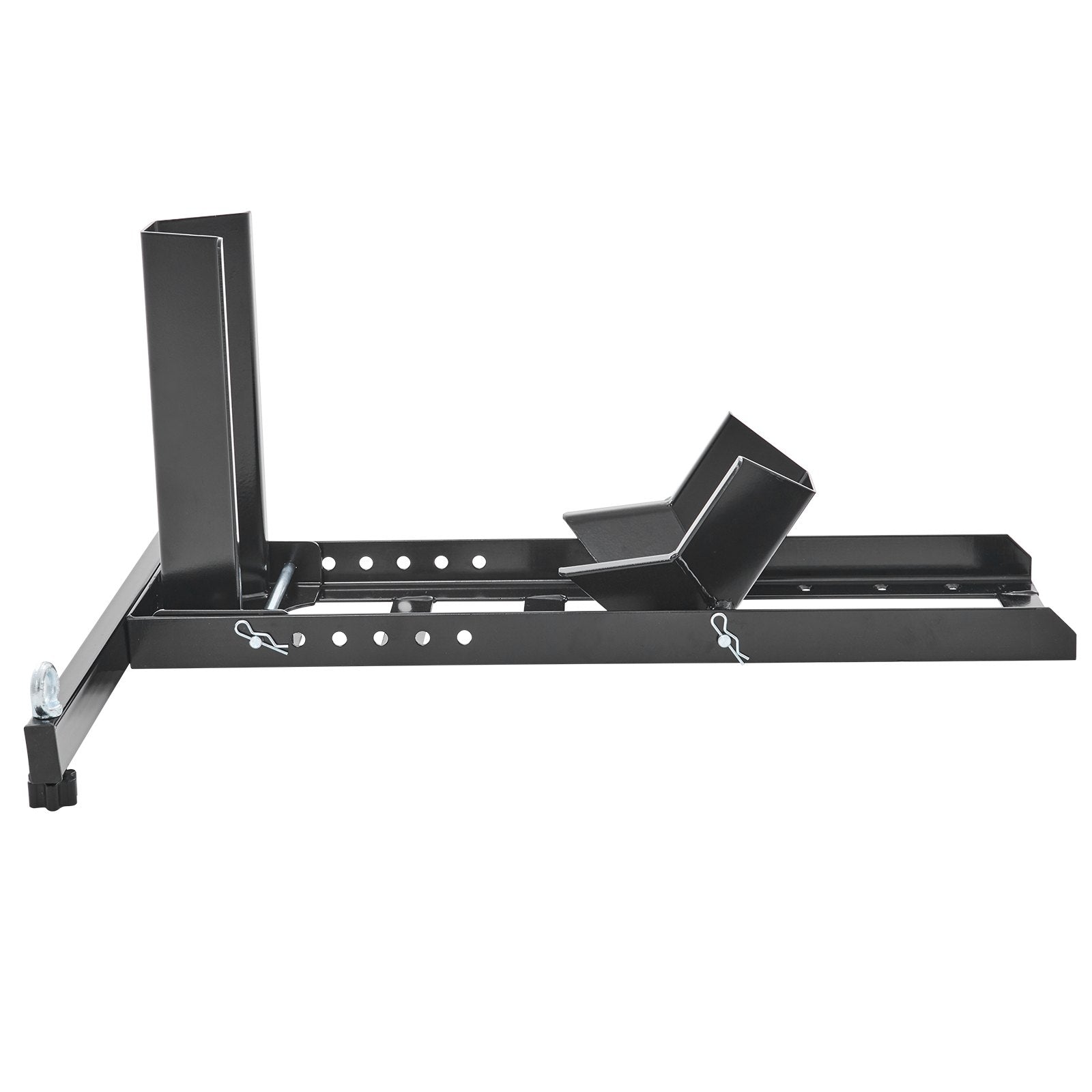 Scooter Accessories: VEVOR Motorcycle Wheel Chock Upright, 816.5 kg Capacity, Heavy-duty Steel Motorcycle Front Wheel Stand with 6 Adjustable Holes, For 381-558.8 mm Off-Road Motorcycles, Standard Motorcycles