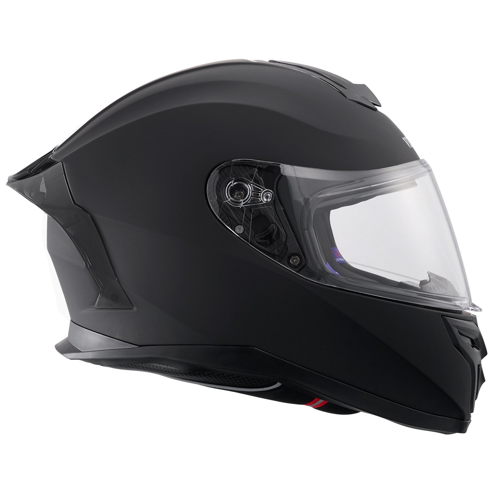Bicycle Helmets: VEVOR Full Face Motorcycle Helmet Motocross Helmet with Bluetooth Slot