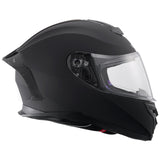 Bicycle Helmets: VEVOR Full Face Motorcycle Helmet Motocross Helmet with Bluetooth Slot