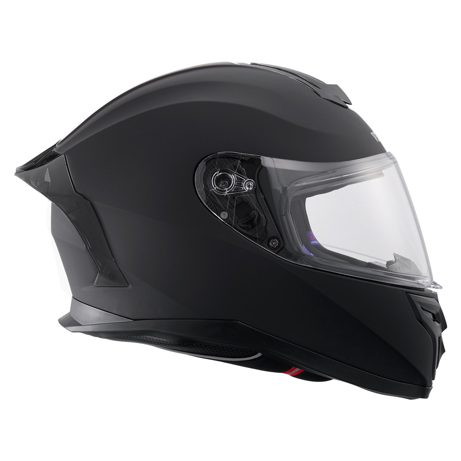 Bicycle Helmets: VEVOR Full Face Motorcycle Helmet Motocross Helmet with Bluetooth Slot