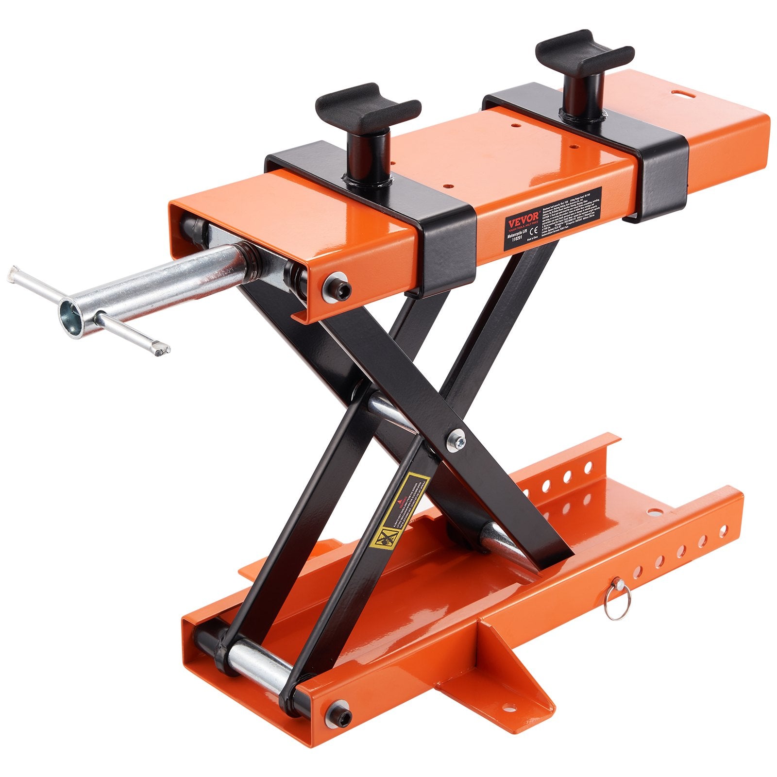 Automotive Lifts & Hoists: VEVOR Motorcycle Lift Scissor Jack Stand 1100 Lb with Saddle ATV Lift Dirt Bike