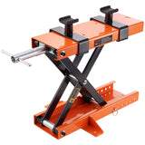 Automotive Lifts & Hoists: VEVOR Motorcycle Lift Scissor Jack Stand 1100 Lb with Saddle ATV Lift Dirt Bike