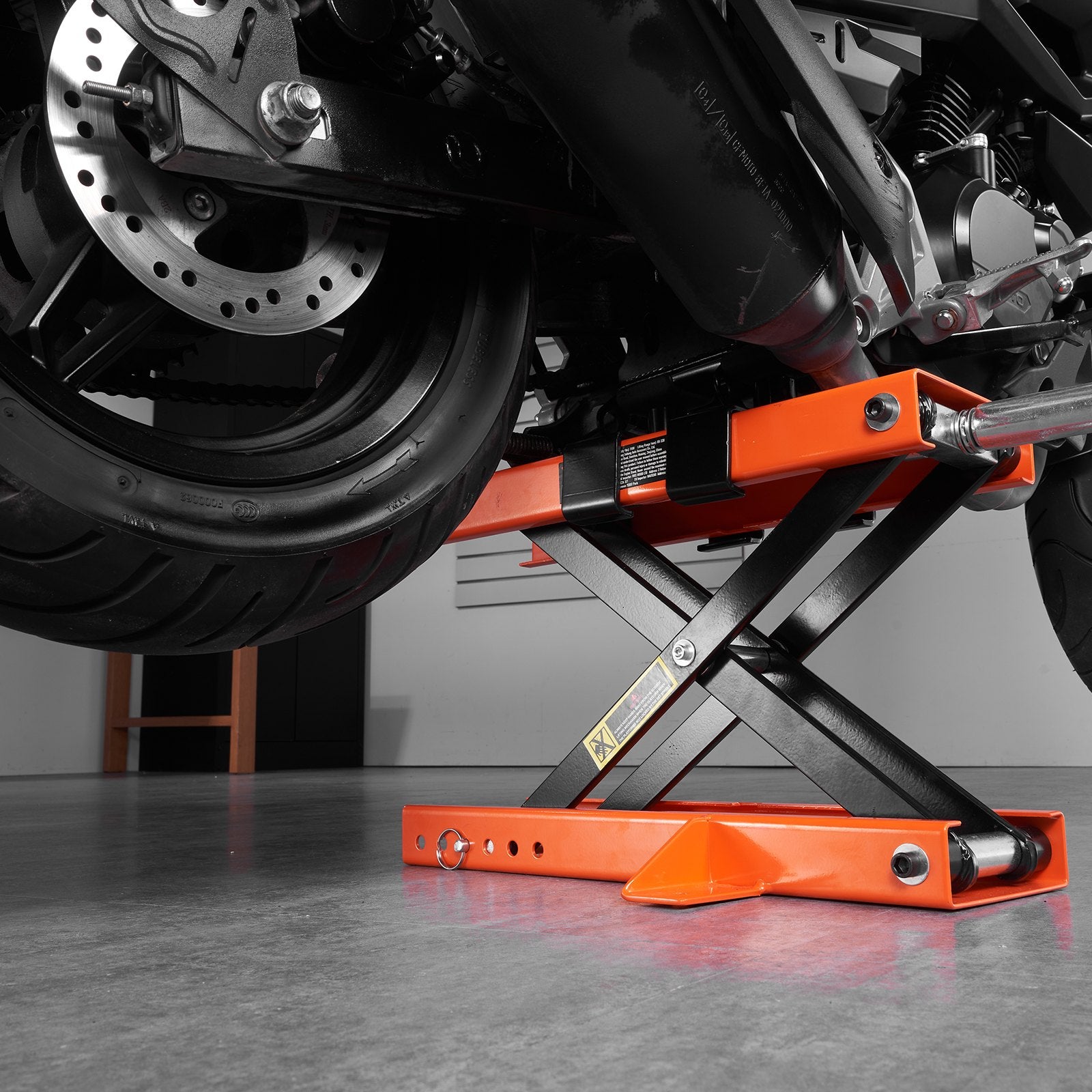 Automotive Lifts & Hoists: VEVOR Motorcycle Lift Scissor Jack Stand 1100 Lb with Saddle ATV Lift Dirt Bike