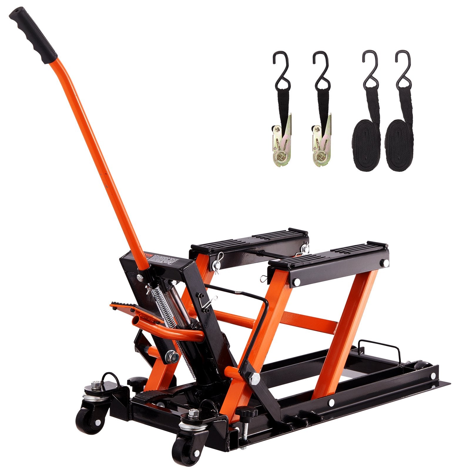 Automotive Lifts & Hoists: VEVOR Motorcycle Hydraulic Pump Jack 1500 LBS ATV Dirt Bike Stand