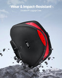 Automotive Decor: VEVOR 48L Motorcycle Top Case Universal Motorbike Tail with Reflective Panel